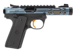 Ruger 22/45 MK IV Lite Pistol features a diamond gray anodized finish
